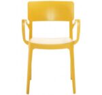 Panora Πολυθρόνα Πολυπροπυλενίου Mustard - Image 2