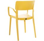 Panora Πολυθρόνα Πολυπροπυλενίου Mustard - Image 4