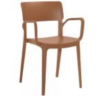 Panora Πολυθρόνα Πολυπροπυλενίου Terracotta