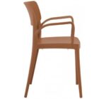 Panora Πολυθρόνα Πολυπροπυλενίου Terracotta - Image 3