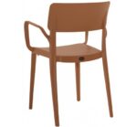 Panora Πολυθρόνα Πολυπροπυλενίου Terracotta - Image 4