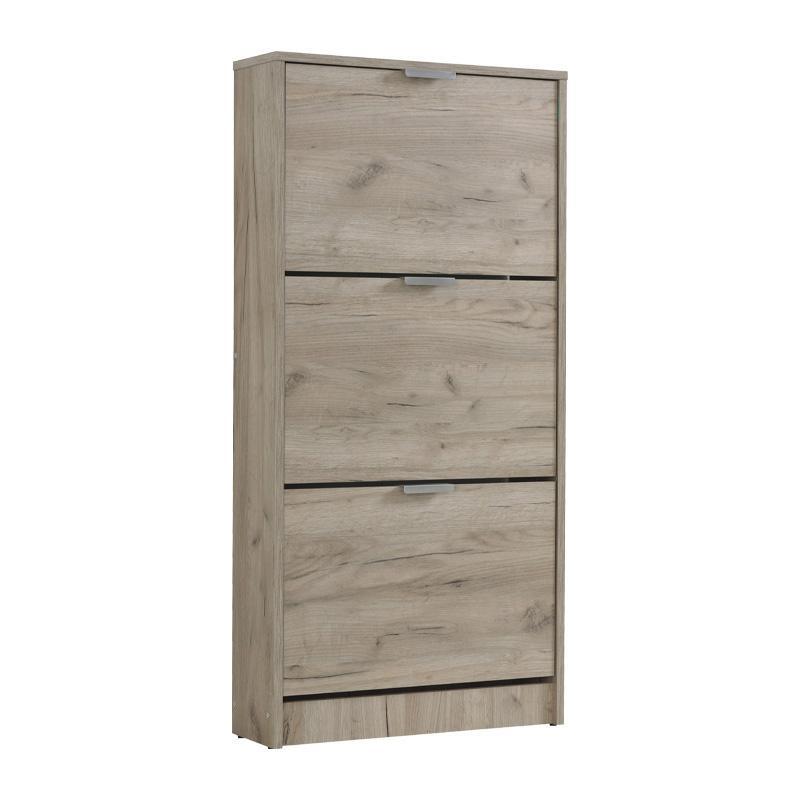 papoytsothiki-base-13-grey-oak-5818119-mof1666618222 Παπουτσοθηκη Base 13 Grey Oak 58x18x119εκ - Image 1