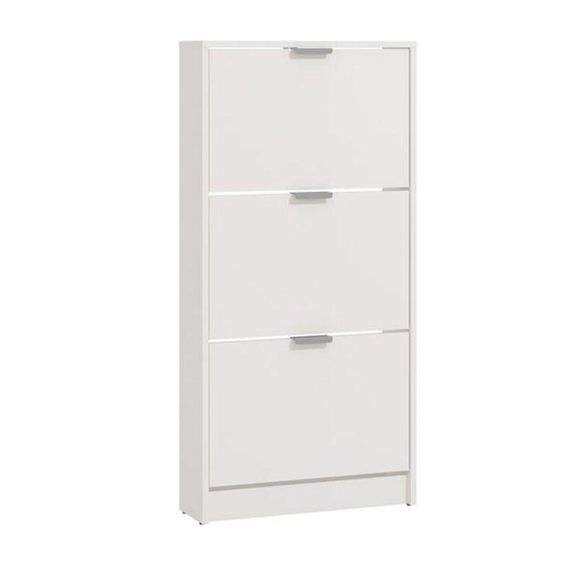 papoytsothiki-base-13-leyko-chroma-58x18x119ek1689330002 Παπουτσοθηκη Base 13 Λευκο Χρωμα 58x18x119εκ - Image 1