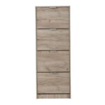 Παπουτσοθηκη Base 14 Grey Oak 58x18x156εκ - Image 3