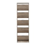 Παπουτσοθηκη Base 15 Grey Oak 58x18x191,5εκ - Image 5