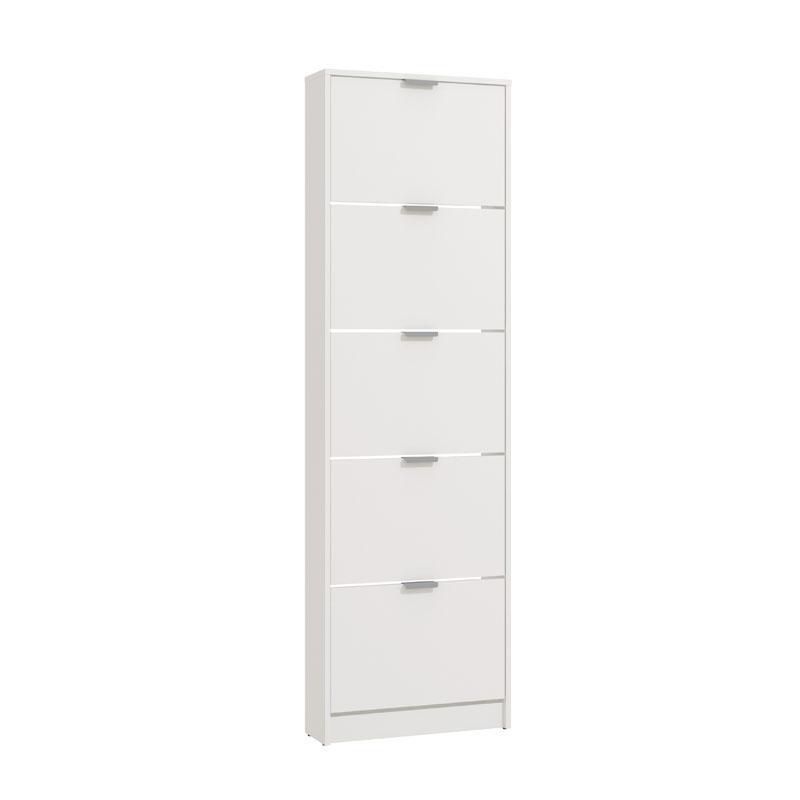 papoytsothiki-base-15-leyko-chroma-58x18x1915ek1689330302 Παπουτσοθηκη Base 15 Λευκο Χρωμα 58x18x191,5εκ - Image 1