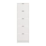 Παπουτσοθηκη Base 15 Λευκο Χρωμα 58x18x191,5εκ - Image 3