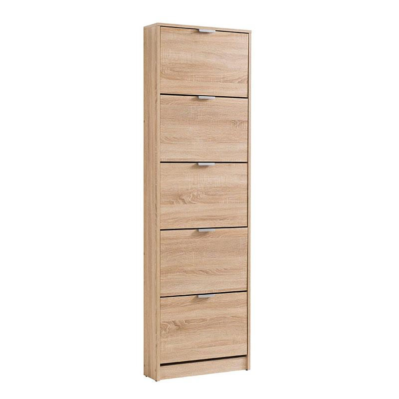 papoytsothiki-base-15-sonoma-58181915-mof1666618519 Παπουτσοθηκη Base 15 Sonoma 58x18x191,5εκ - Image 1
