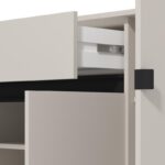 Παπουτσοθηκη Flannan 3k1f3v Cashmere/Μαυρο Matt Χρωμα 120x40x110εκ - Image 5