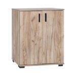 Παπουτσοθηκη Fylliana Shoerack Grey Oak Χρωμα 69x34x85εκ