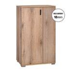 Παπουτσοθηκη Fylliana Valenor Natural Canella Oak Χρωμα 69x34x120εκ