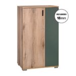 Παπουτσοθηκη Fylliana Valenor Natural Canella Oak-Λαδι Χρωμα 69x34x120εκ