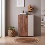 Παπουτσοθηκη Fylliana Valenor Tobacco Craft-Cashmere Χρωμα 69x34x120εκ - Image 2