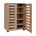 Παπουτσοθηκη Fylliana "Vento" Με 4 Ραφια Χρωμα Grey Oak 60x33x87εκ - Image 3