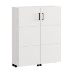 Παπουτσοθηκη Islay 91 2k h113 Λευκο Χρωμα 92x33x113εκ