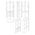 Παπουτσοθηκη Neo Sonoma 60x33x191.5εκ - Image 6