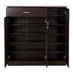 Παπουτσοθηκη-Ντουλαπα Proby HM9607.01 Μελαμινη Wenge 120x37,5x121,5υεκ. - Image 4