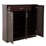 Παπουτσοθηκη-Ντουλαπα Proby HM9607.01 Μελαμινη Wenge 120x37,5x121,5υεκ. - Image 5
