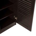 Παπουτσοθηκη-Ντουλαπα Proby HM9607.01 Μελαμινη Wenge 120x37,5x121,5υεκ. - Image 6