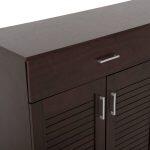 Παπουτσοθηκη-Ντουλαπα Proby HM9607.01 Μελαμινη Wenge 120x37,5x121,5υεκ. - Image 7