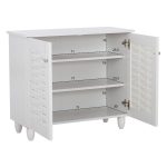 Παπουτσοθηκη-Ντουλαπι Cassiope HM2208.05 Μελαμινη Λευκη Με Ποδια 77χ34χ67.5υεκ. - Image 3