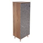 Παπουτσοθηκη-Ντουλαπι Alvaro HM8954.12 Μελαμινη Sonama-Stone Texture 50χ38χ135yεκ.