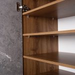 Παπουτσοθηκη-Ντουλαπι Alvaro HM8954.12 Μελαμινη Sonama-Stone Texture 50χ38χ135yεκ. - Image 8