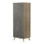 Παπουτσοθηκη-Ντουλαπι Alvaro HM8954.14 Μελαμινη Sonama-Stone Texture 50χ38χ135yεκ. - Image 5