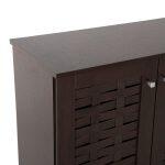 Παπουτσοθηκη-Ντουλαπι Prody HM9610.01 Μελαμινη Wenge 3 Πορτες 115x34x89υεκ. - Image 7