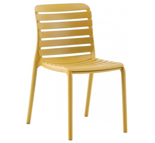 parm-karekla-polypropylene-45605-117346 Parm Καρέκλα Πολυπροπυλενίου Mustard - Image 1