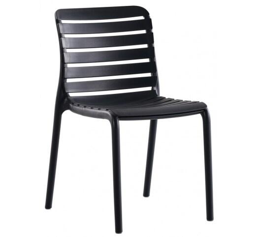 parm-karekla-polypropylene-45605-117349 Parm Καρέκλα Πολυπροπυλενίου Μαύρη - Image 1