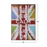 Πινακας Καμβας Keep Calm HM7154.03 60x90x2.5 Εκ. - Image 2