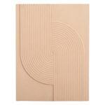 Πινακας Ορθογωνιος Σειρα Santorini HM4521 MDF Σε Μπεζ Χρωμα 60x4(πάχος)x80υεκ.