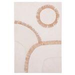 Πινακας Ορθογωνιος Σειρα Santorini HM4531 MDF Υπολευκο-Διακοσμηση Μπεζ 80x4,5(πάχος)x120υεκ.