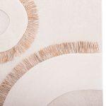 Πινακας Ορθογωνιος Σειρα Santorini HM4534 MDF Υπολευκο Χρωμα-Διακοσμηση Μπεζ 48x4,5(πάχος)x60υεκ. - Image 5