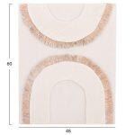 Πινακας Ορθογωνιος Σειρα Santorini HM4535 MDF Υπολευκο Χρωμα-Διακοσμηση Μπεζ 48x4,5(πάχος)x60υεκ. - Image 2