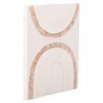 Πινακας Ορθογωνιος Σειρα Santorini HM4535 MDF Υπολευκο Χρωμα-Διακοσμηση Μπεζ 48x4,5(πάχος)x60υεκ. - Image 3