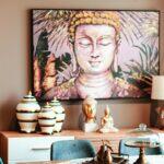 Πινακας Σε Καμβα Με Πλαστικο Πλαισιο Fylliana "Buddha" 122x5x82cm - Image 2