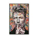 Πινακας Σε Καμβα Με Πλαστικο Πλαισιο Fylliana "David Bowie" 62x4x92cm