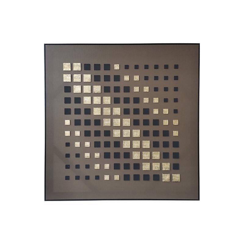 pinakas-se-kamba-me-plastiko-plaisio-fylliana-fl252302-kafe-mpez-mayro-80x4x80ek1749807909 Πινακας Σε Καμβα Με Πλαστικο Πλαισιο Fylliana FL252302 Καφε-Μπεζ-Μαυρο 80x4x80εκ - Image 1