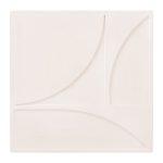 Πινακας Τετραγωνος Σειρα Santorini HM4508 MDF Σε Υπολευκο Χρωμα 80x4(πάχος)x80υεκ.