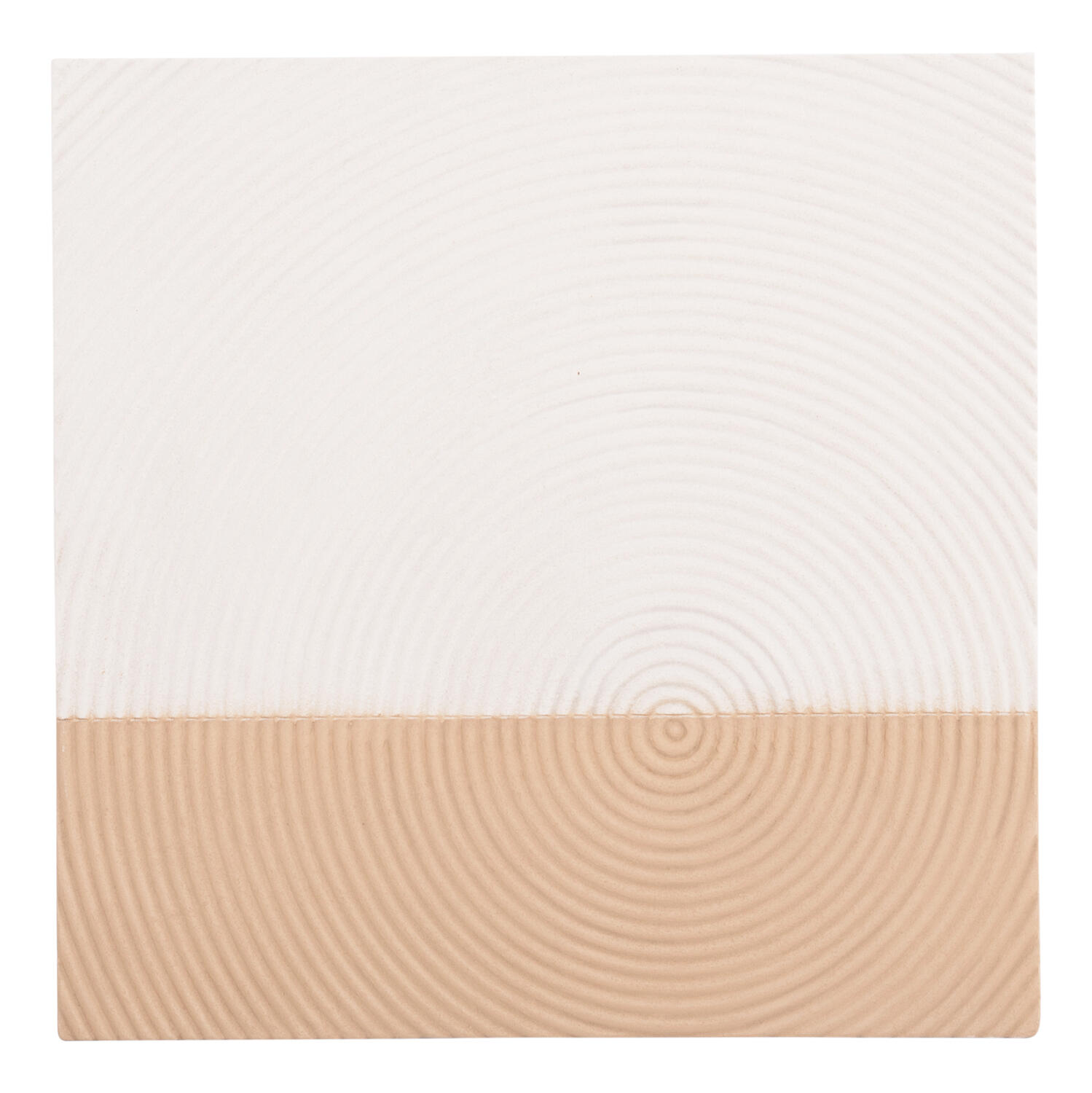 pinakas-tetragonos-fb94519-mdf-se-leyko- Πινακας Τετραγωνος Σειρα Santorini HM4519 MDF Σε Υπολευκο-Καφε Χρωμα 80x4(πάχος)x80υεκ. - Image 1