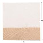 Πινακας Τετραγωνος Σειρα Santorini HM4519 MDF Σε Υπολευκο-Καφε Χρωμα 80x4(πάχος)x80υεκ. - Image 2