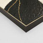 Πινακας Τοιχου Abstract HM4552.01 Με Κορνιζα Μπεζ-Καμβας- Χειροποιητος 152x4.5x52υεκ. - Image 4
