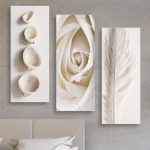 Πινακας Τριπτυχο MDF Natural Elements HM7204.05 60x0,3x50 Εκ. - Image 3