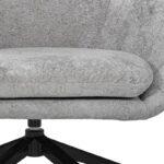 Πολυθρονα 360° Fylliana "Selene" Ανοιχτο Γκρι Χρωμα 81x87x96εκ - Image 6