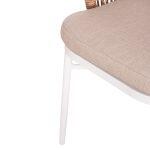 Πολυθρονα Αλουμινιου Orin HM6265.02 Λευκη-P.e.rattan Φυσικο-Μπεζ Μαξιλαρια 58x61x75υ - Image 10