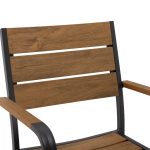 Πολυθρονα Αλουμινιου Saga Ανθρακι Με Polywood HM5127.02 55x56x85υεκ. - Image 8
