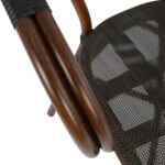 Πολυθρονα Αλουμινιου Clay Bamboo Look Καφε Με Textline HM5025 60,5x59x81υ - Image 8