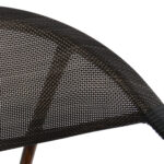 Πολυθρονα Αλουμινιου Clay Bamboo Look Καφε Με Textline HM5025 60,5x59x81υ - Image 10